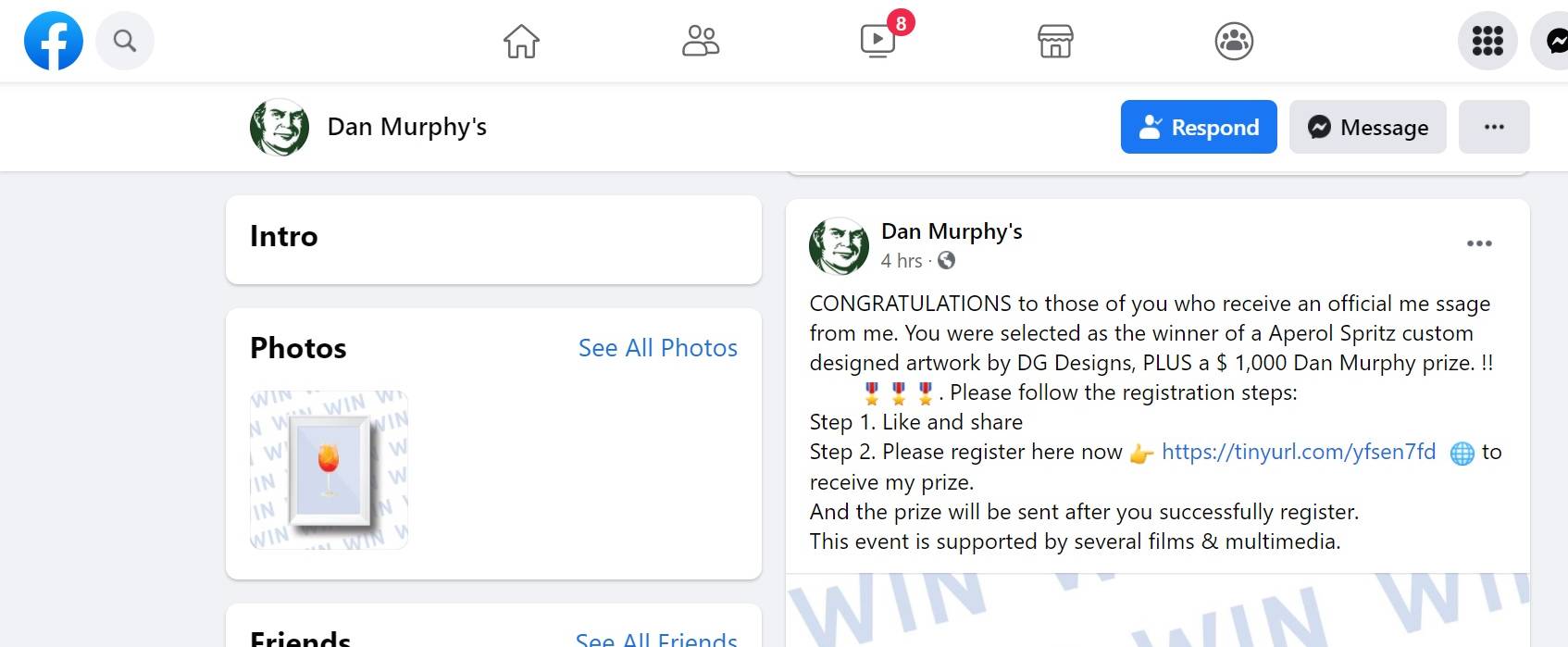 Beware of Fake Facebook and Instagram Pages